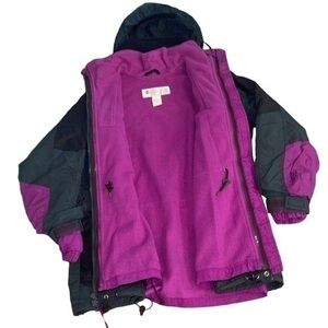 Women’s Columbia Zip Snow Heavy Winter Jacket Size Medium